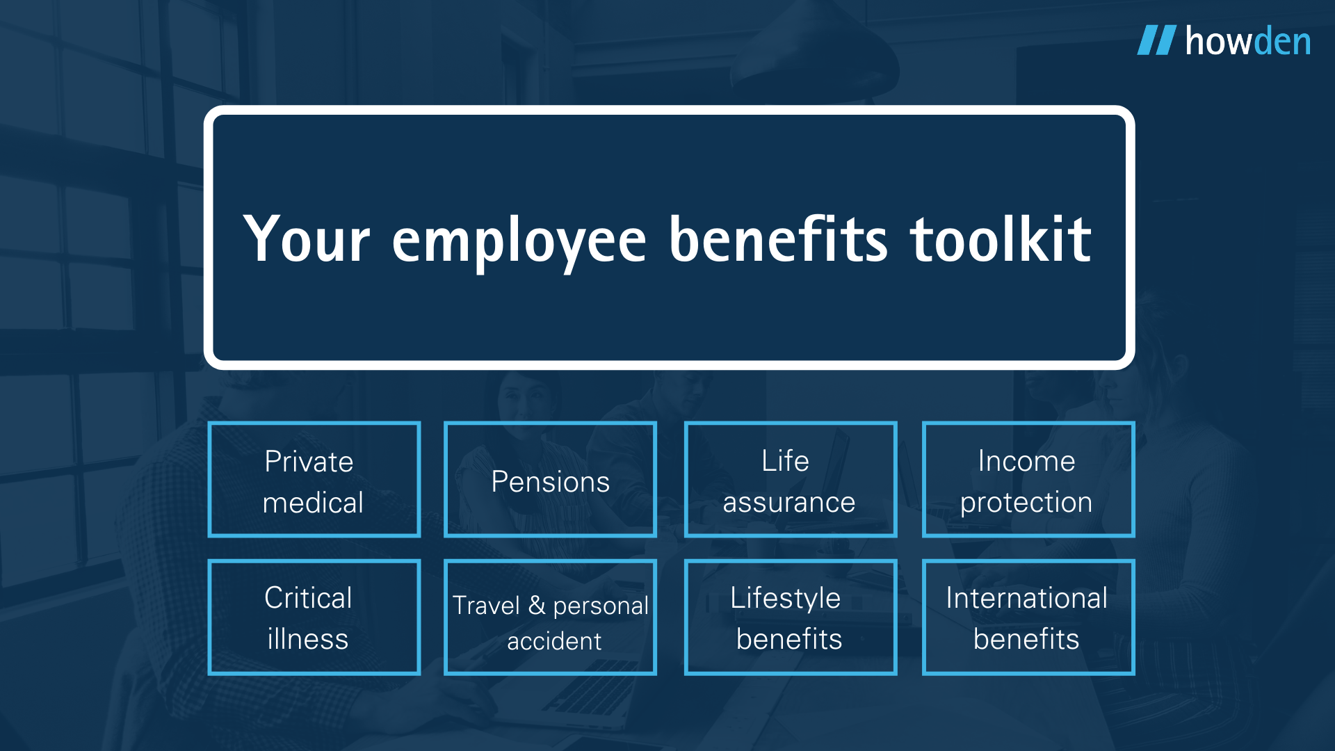 Employee benefits toolkit infographic Howden