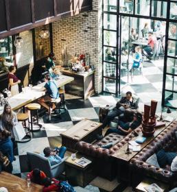 urban coffee shop