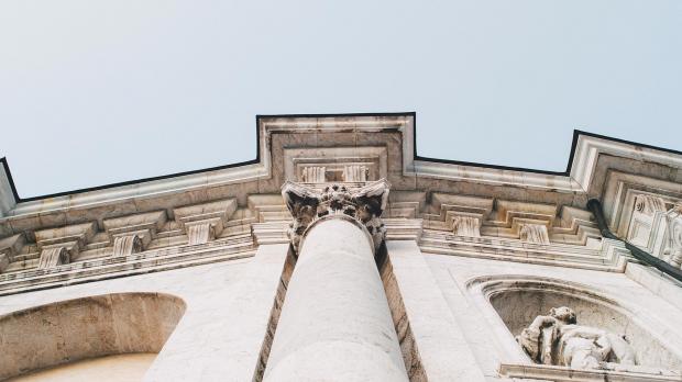 Solicitors old building up shot