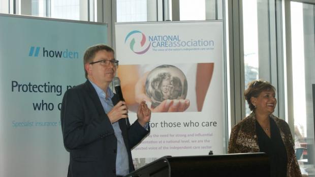 David Thompson presenting to the NCA