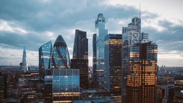 City of London Skyline at dusk