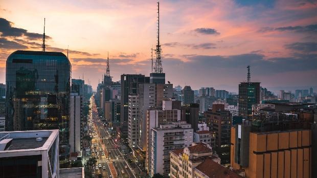 skyline over Brazil