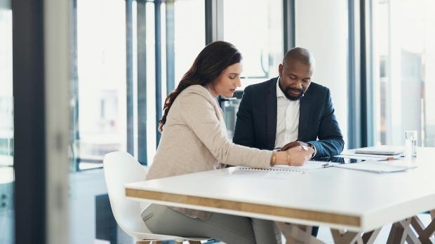 business people in office setting