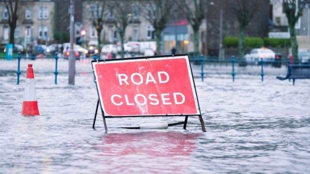 flood risk road warning