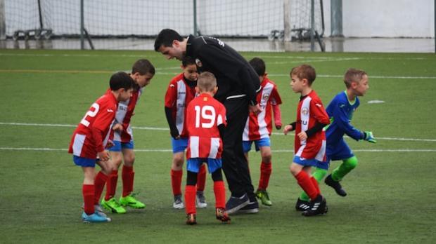 coach coaching childrens football