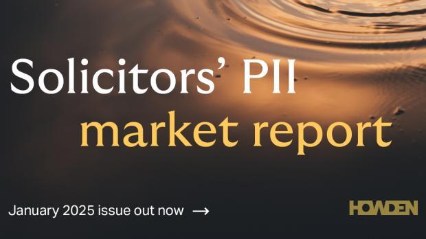Solicitors' PII market report January 2025 on background of ripples