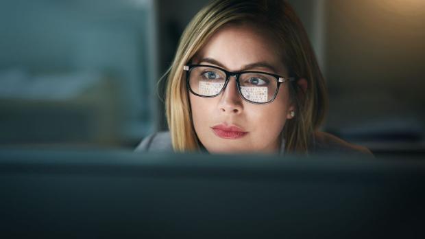 Professional, career and female receptionist for administration