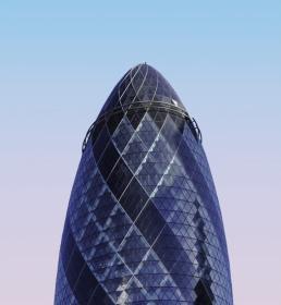 The Gherkin Building in London