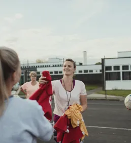 Netball coach