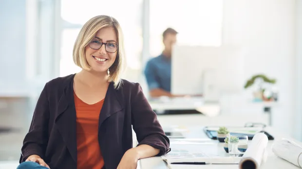 happy worker