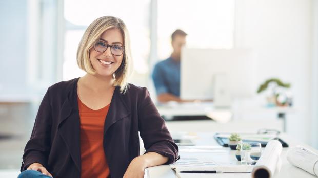 happy worker