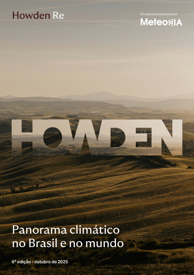 Capa relatório "Panorama climático no Brasil e no mundo"