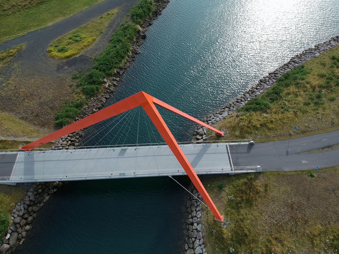A bridge from above
