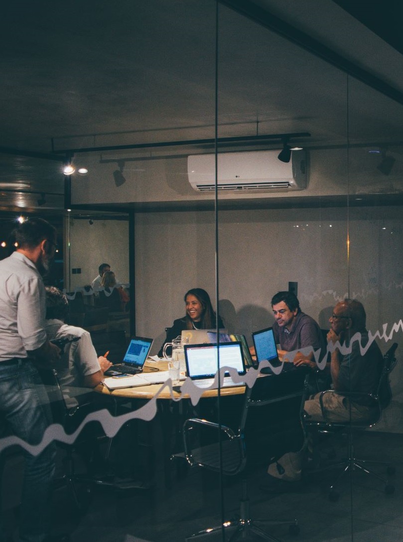 cyber professionals at work