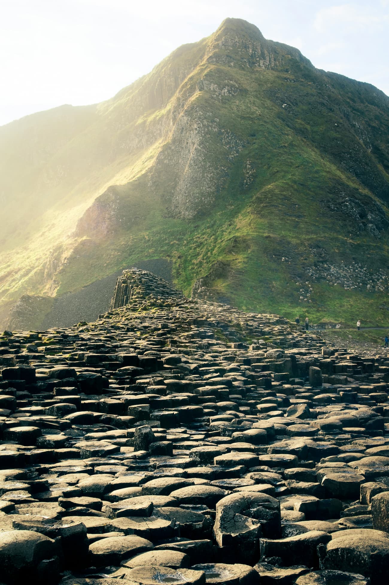 Rocks at the foot of a mountain