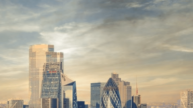 View of the London skyline