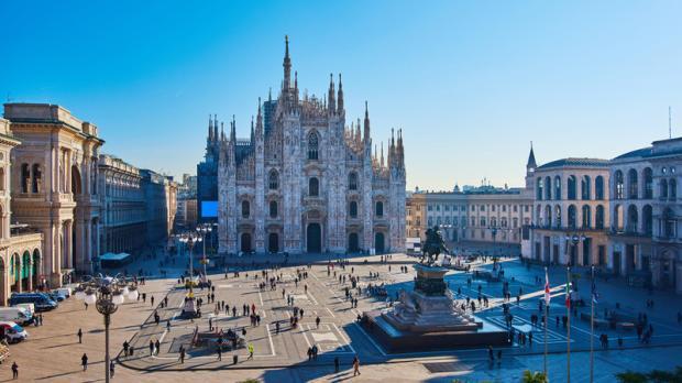 A picture of the Duomo di Milano, Milan Cathedral 