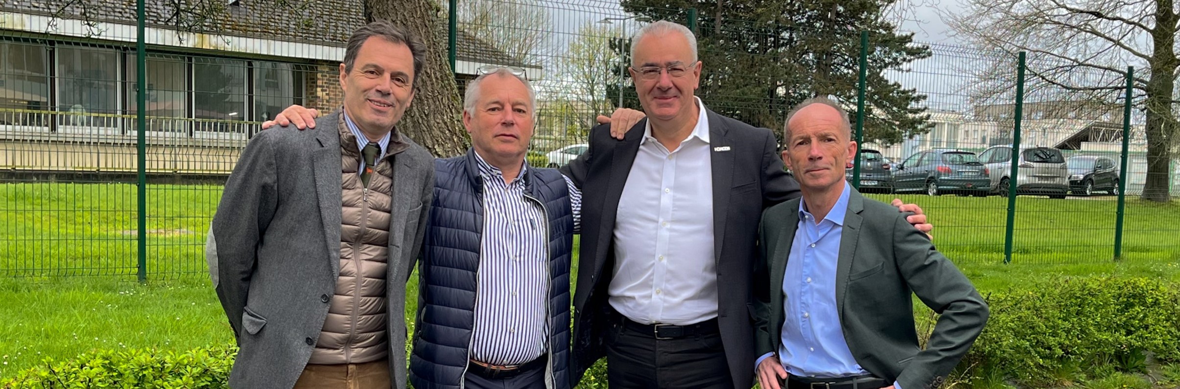Photo de Nicolas Aubert et Stéphane, Nicolas Lecomte et Laurent Couturier