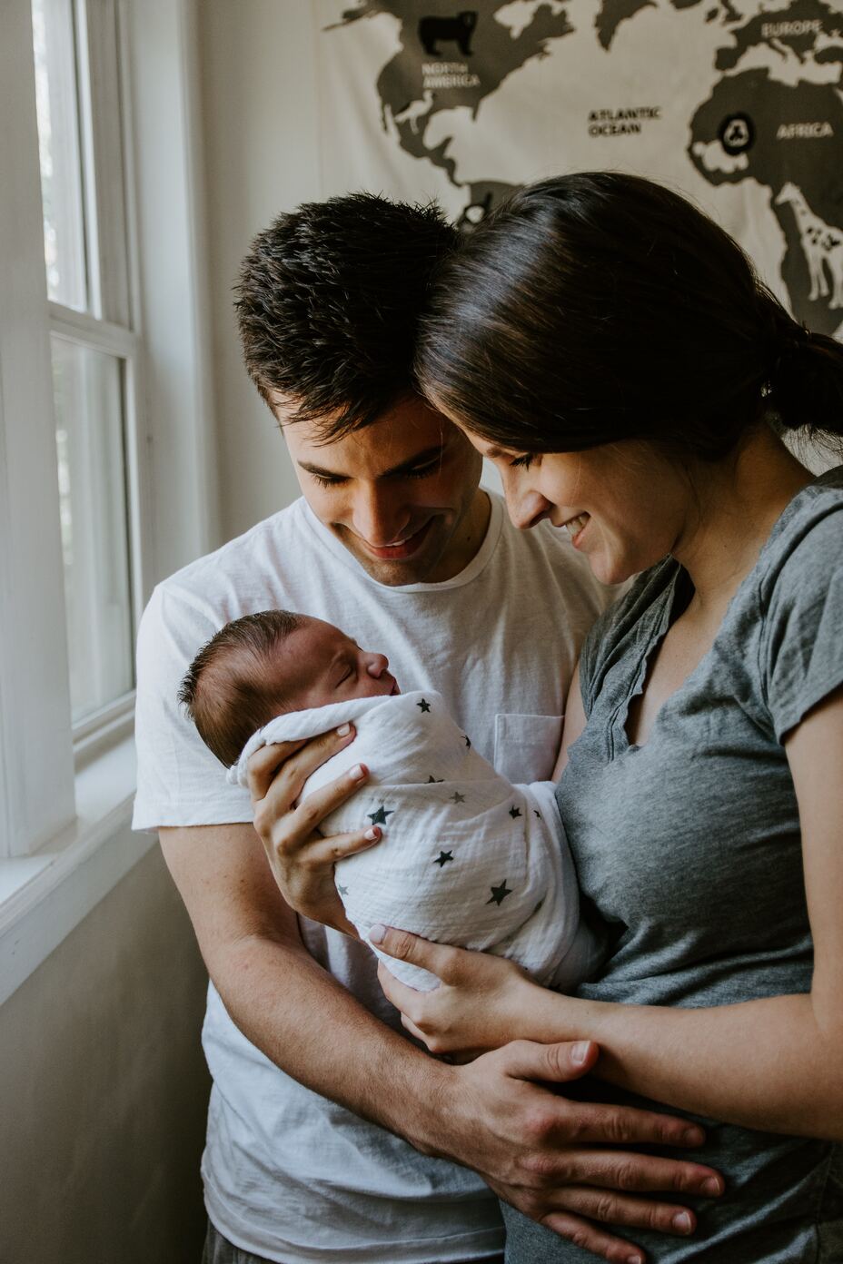 Parents avec un nouveau né