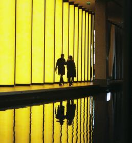 Bureaux reflets jaunes