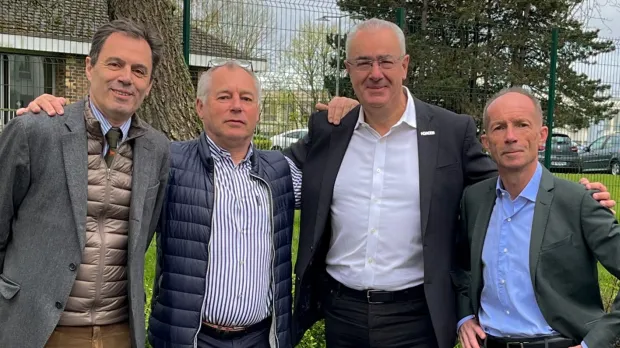 Photo de Nicolas Aubert et Stéphane, Nicolas Lecomte et Laurent Couturier