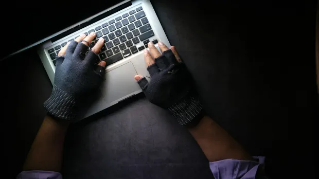 An image of cyber crime happening