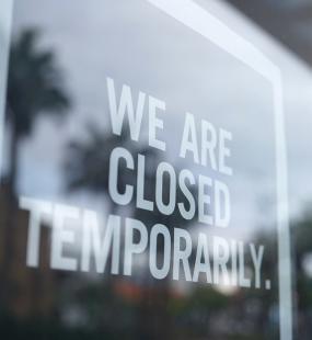shop sign - closed
