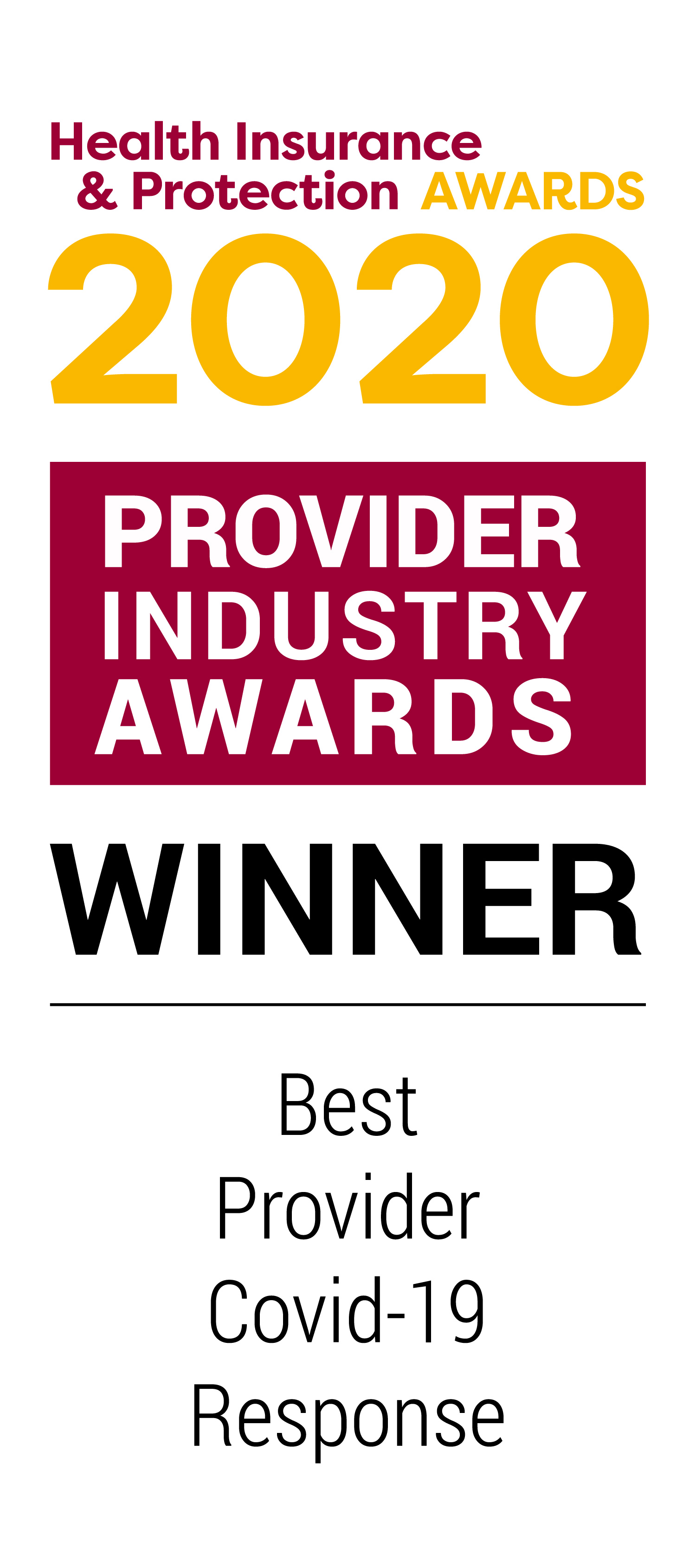 best provider covid 19 response winner 2020