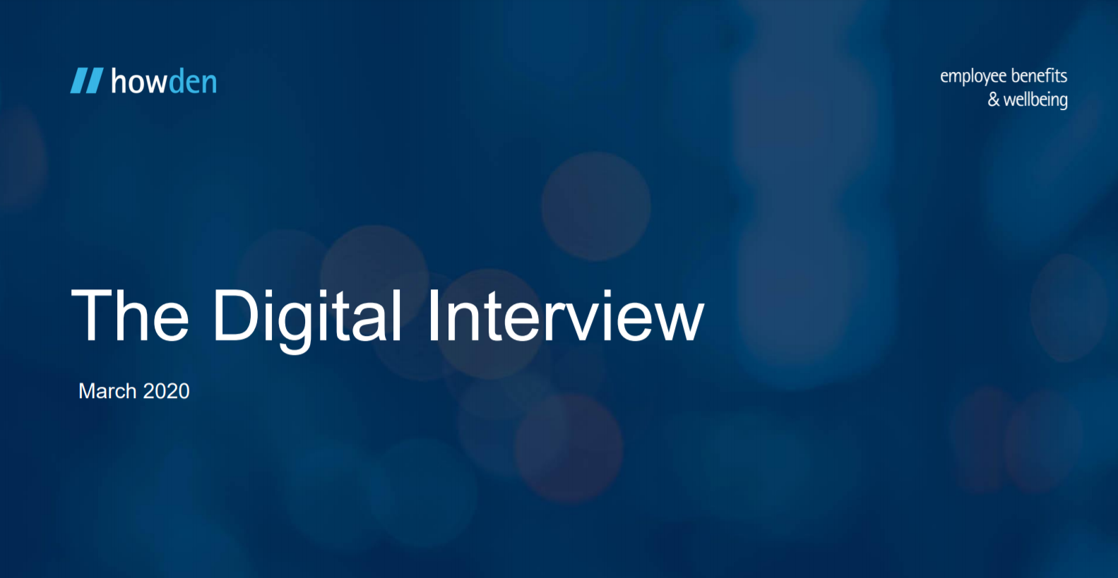 Digital interview