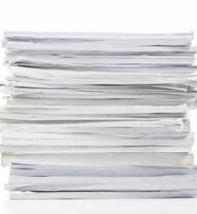 A pile of documentation