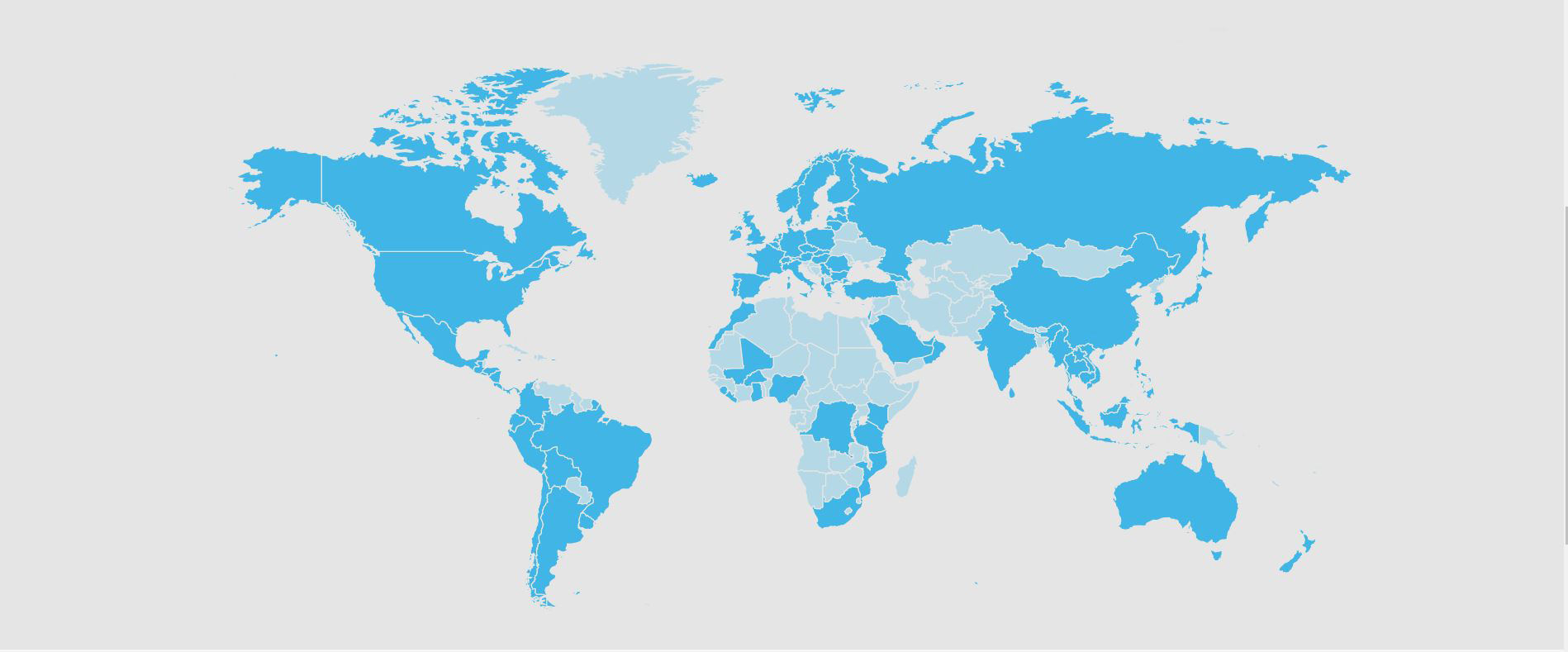 blue global map