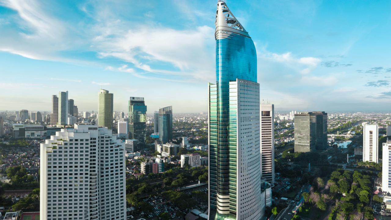 Jakarta city skyline Indonesia
