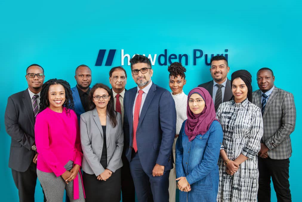 A group photo of the Howden Puri team