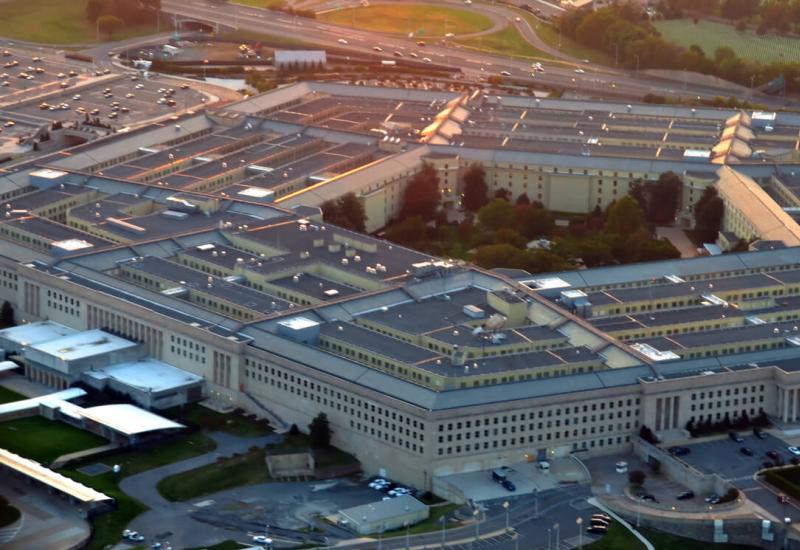 aerial view of the Pentagon US