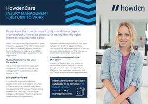 Hwden Care Injury Management & Return to Work