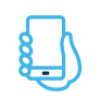 Mobile in Hand Icon