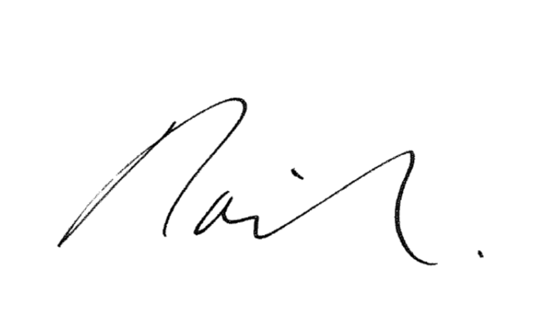 David Howden's signature
