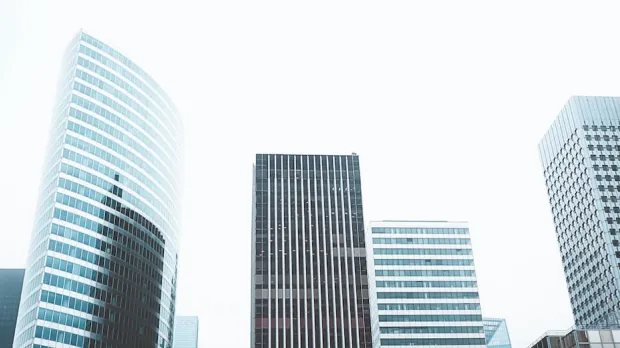 View of Skyscrapers from below