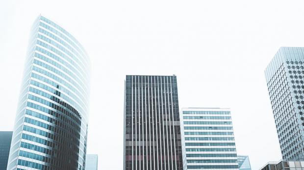View of Skyscrapers from below