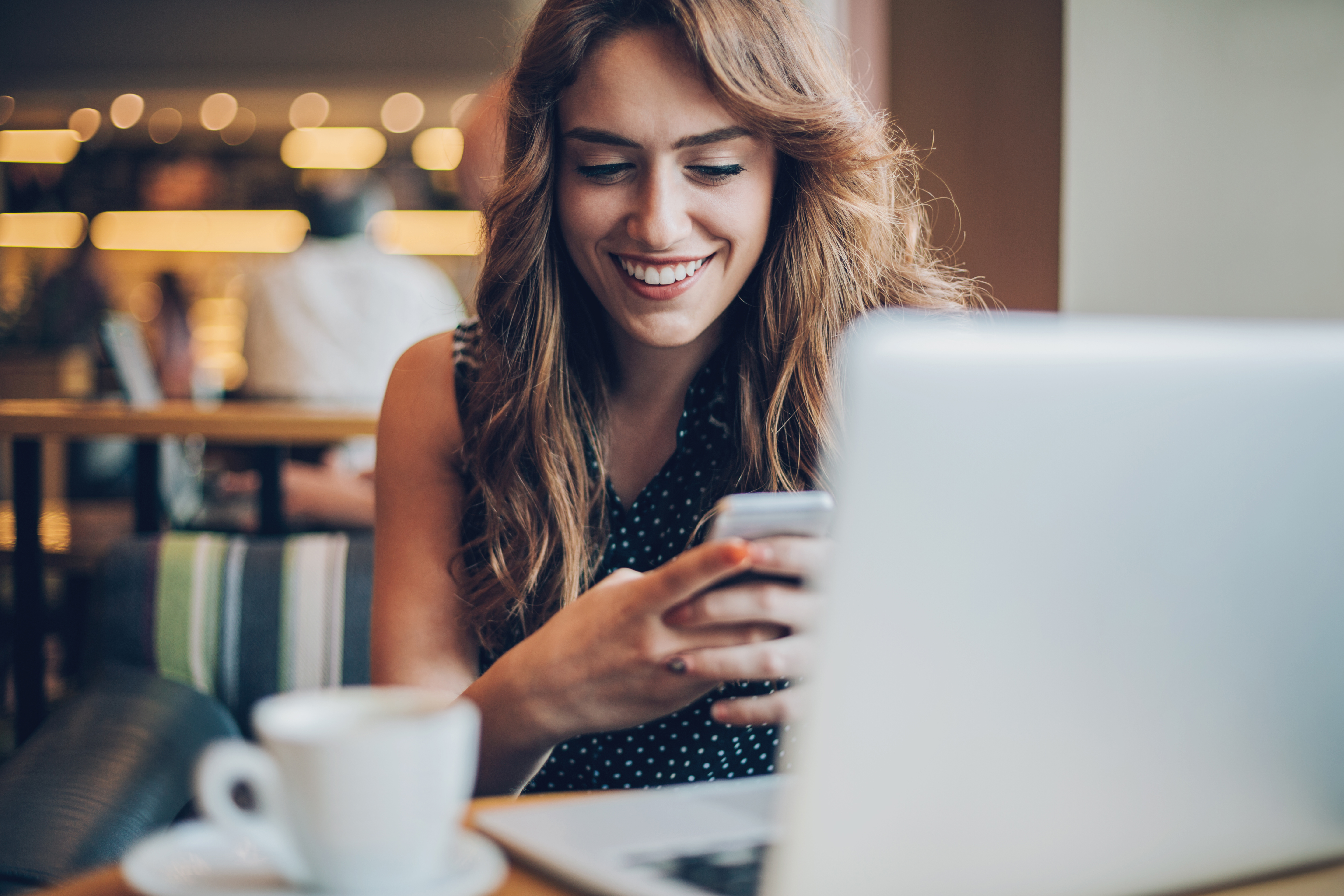 Lady at laptop