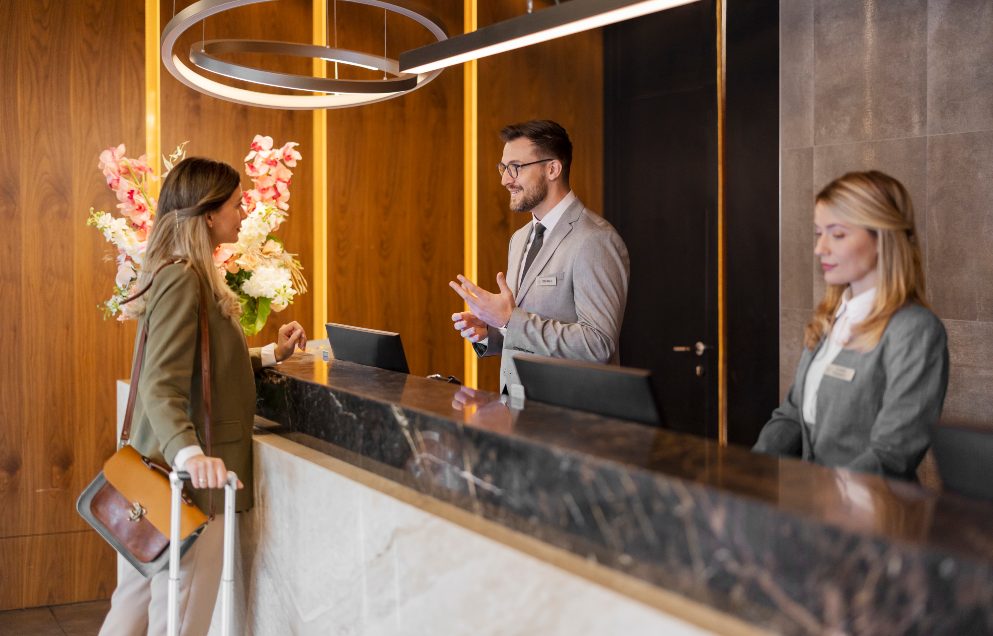 hotel lobby