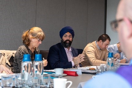 Solicitors at a meeting