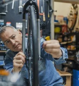 Fixing a bike