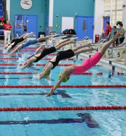 Pentathlon swimming event