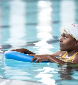 Swim school girl