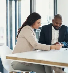 business people in office setting