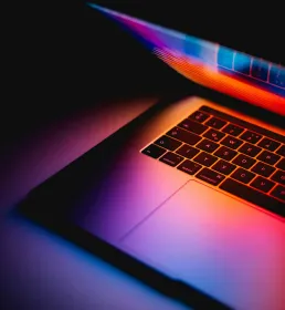 Open laptop