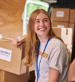 Charity workers