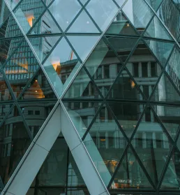 Gherkin - reflection of the financial district
