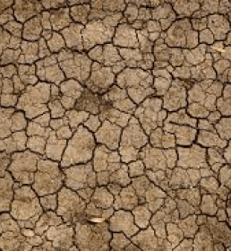 Illustrative image showing the ground after severe drought 